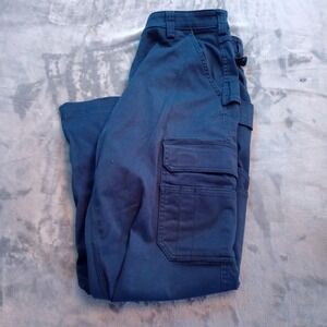 Duluth Trading Pants Mens 32 Blue‎ Everyday Twill Carpenter Relaxed Fit Outdoors